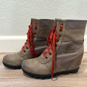 Sorel Lexie Joan of Arc Wedge Boots